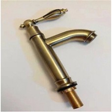 Kitchen Sink Faucet Profession Solid Brass Kitchen Sink Basin Mixer Tap Tall Body Antique Brass Only Cold Water Faucet - B07FZVNPRT